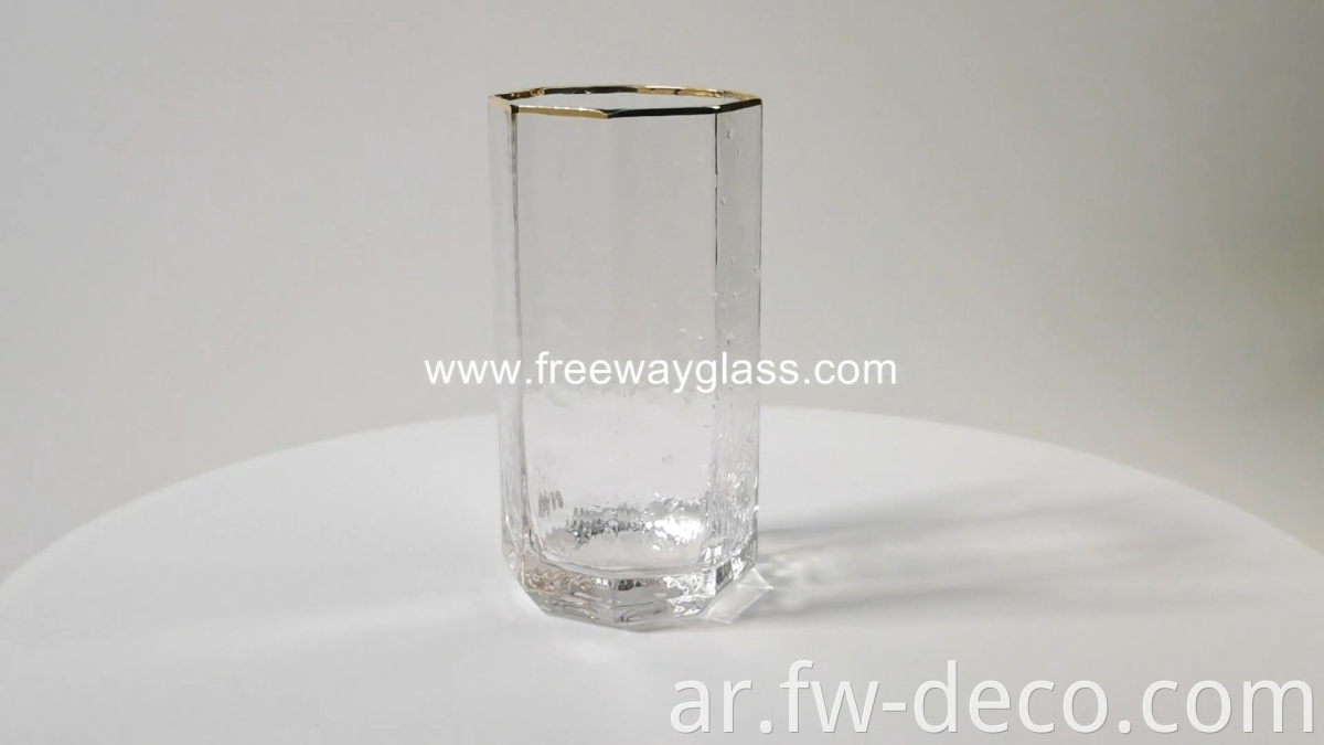 lead free crystal hiball glass
